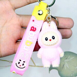 Labubu Pink Keychain